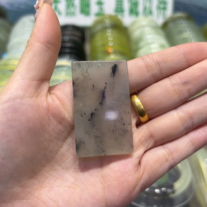 岫玉未镶嵌手镯天然