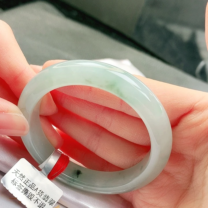 翡翠未镶嵌手镯缅甸天然a货翡翠手镯