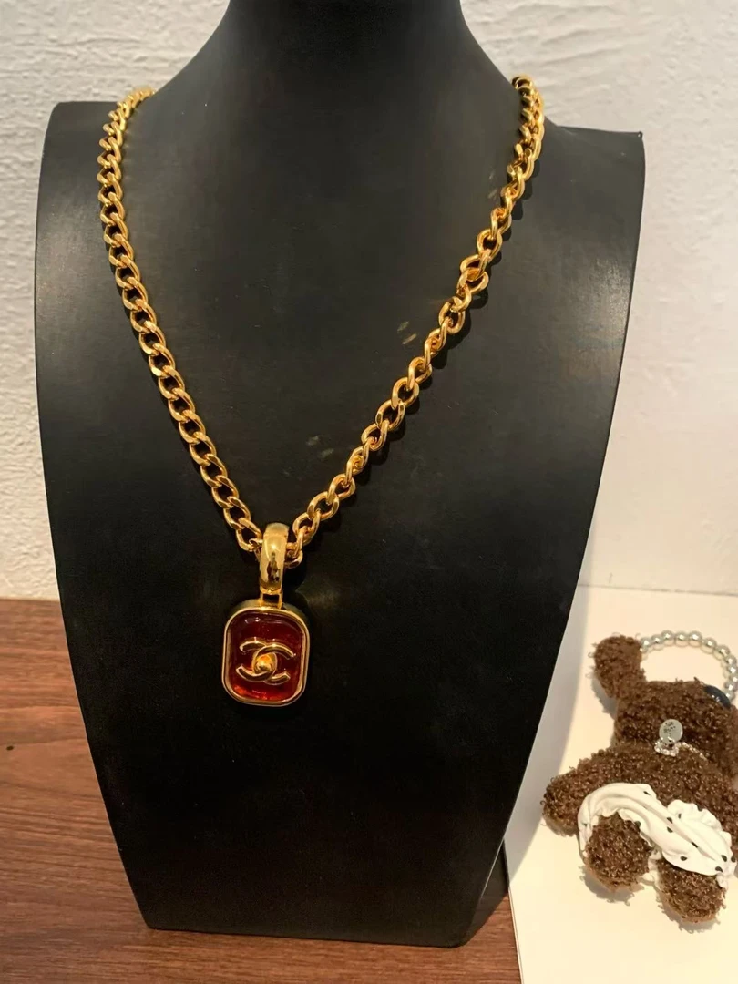 95新 Chanel/香奈儿 HIHI/97P 双c琉璃项链/11918854