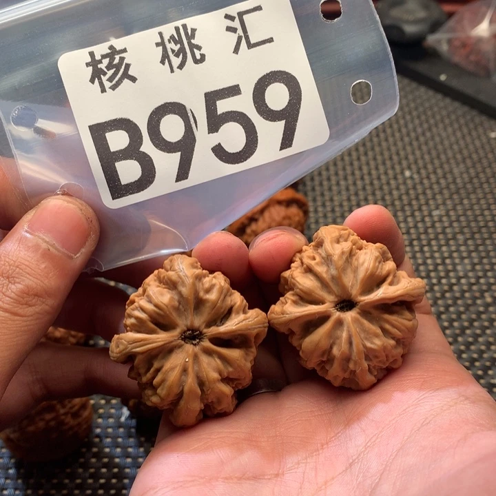 文玩核桃吊坠九龙