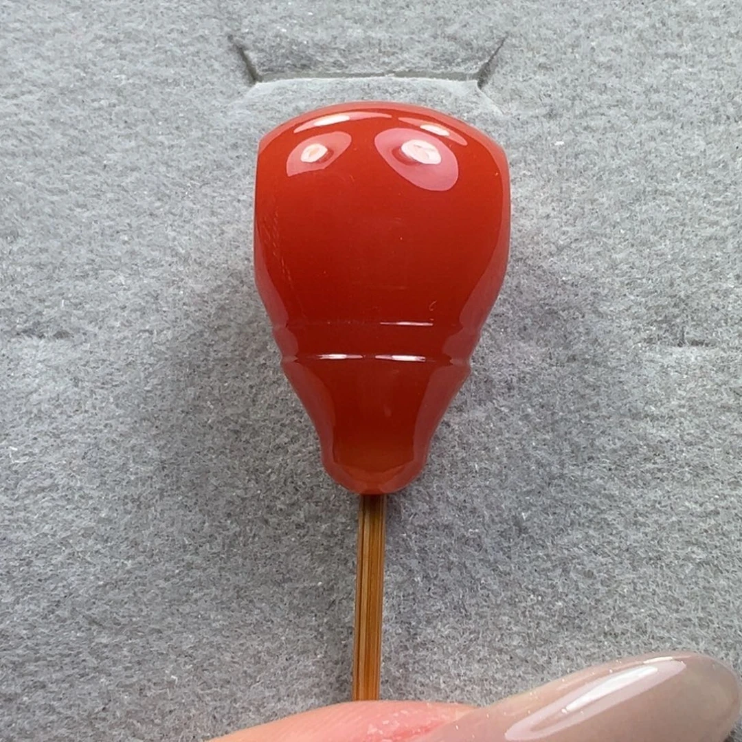 南红玛瑙未镶嵌三通