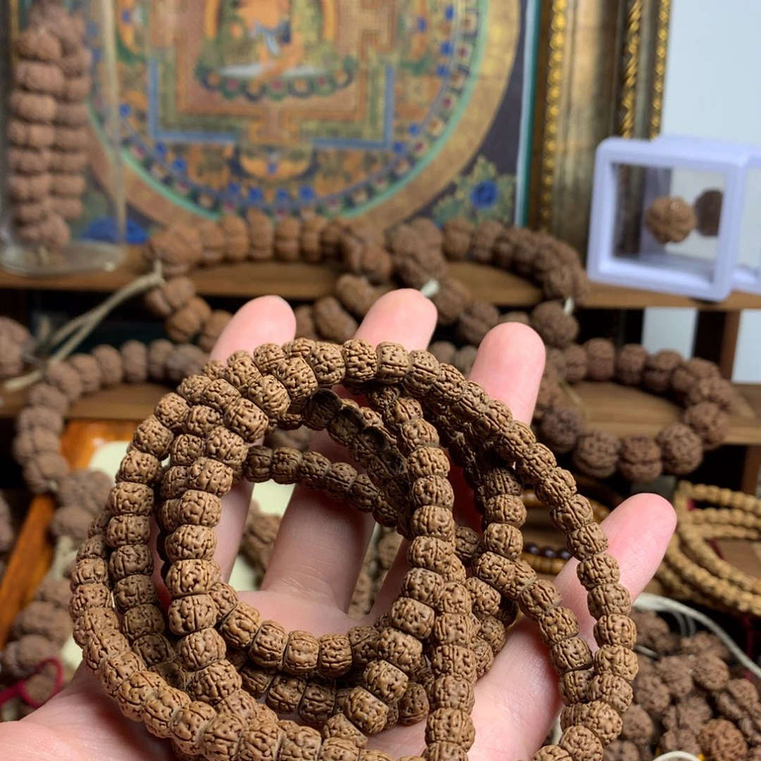 金刚菩提手串大*园2条盘龙纹