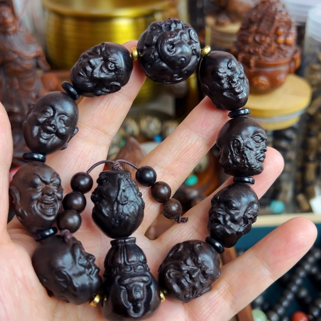 阴沉木年货节福利活动文玩手串摆件把件