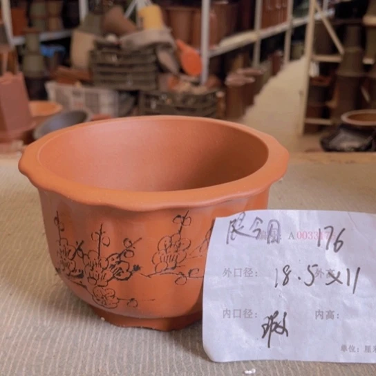 花盆紫砂紫紫砂盆