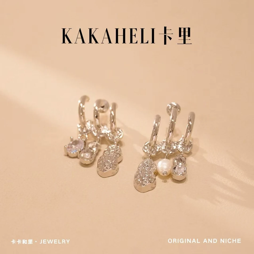 铜合金合成锆石耳饰 慕尼黑啤酒轻奢级耳钉 ES-176