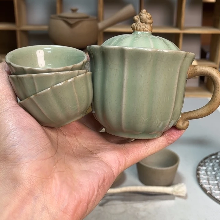 壶老段烧陶瓷茶器