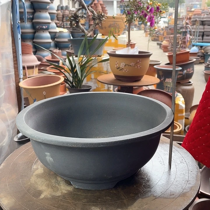 红陶宜兴紫砂33紫泥碗盆