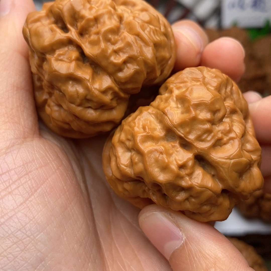 把件文玩核桃44-48开背蛙