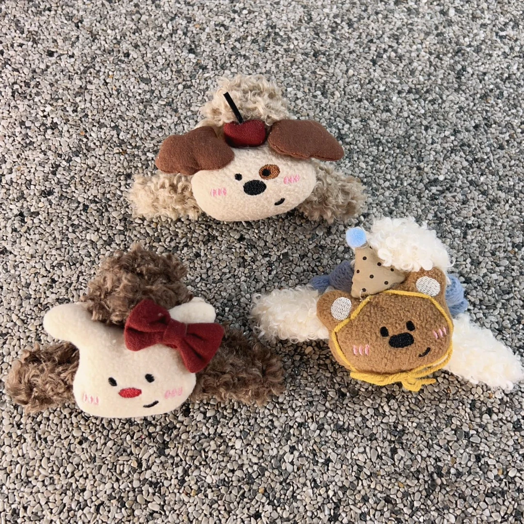 MY SISTERS韩饰 可爱立体卡通AB面蝴蝶结糖果大容量抓夹L121502