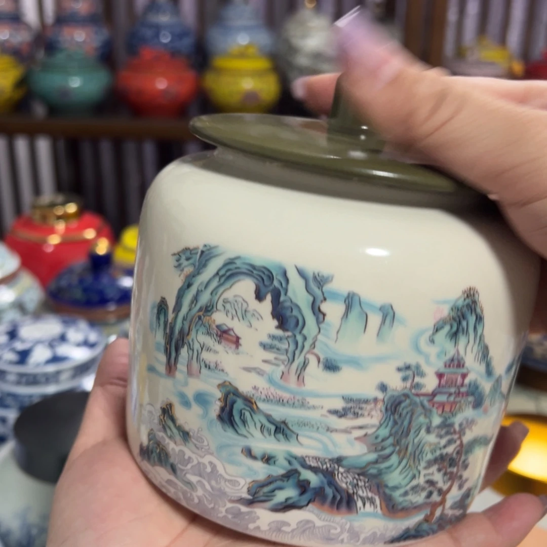 陶瓷茶叶密封罐茶叶罐