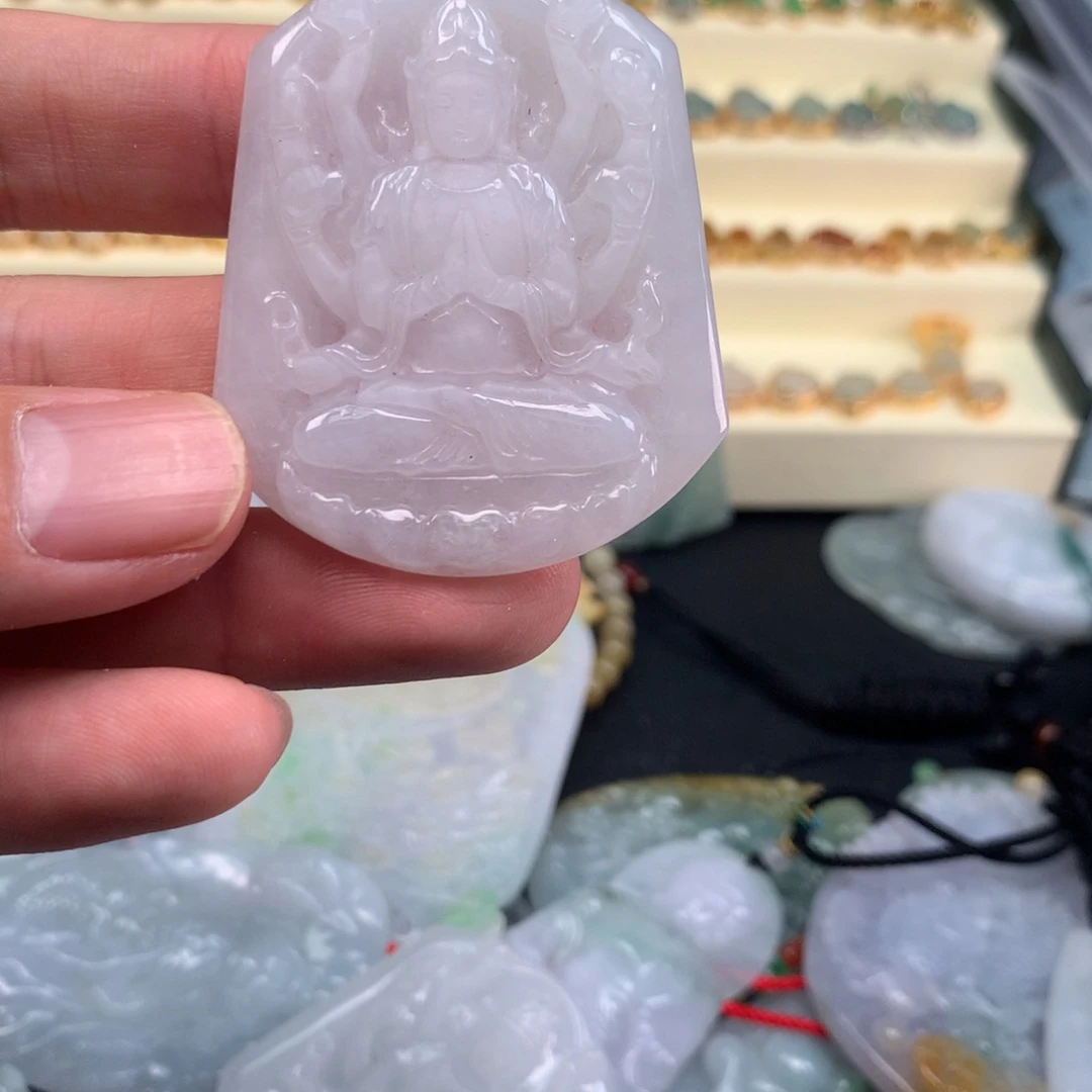 翡翠未镶嵌颈饰福利千手