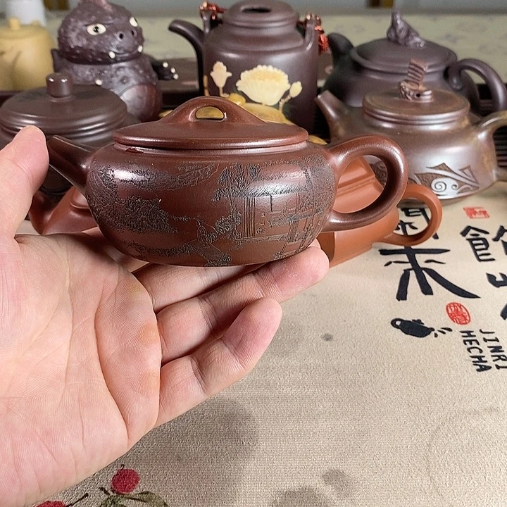 茶壶紫砂紫砂的微瑕
