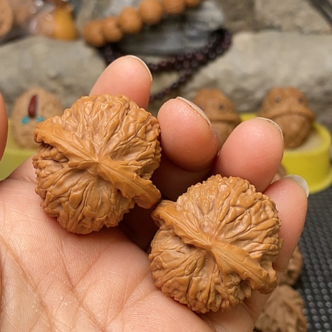 【闪购商品】把件文玩核桃球白34