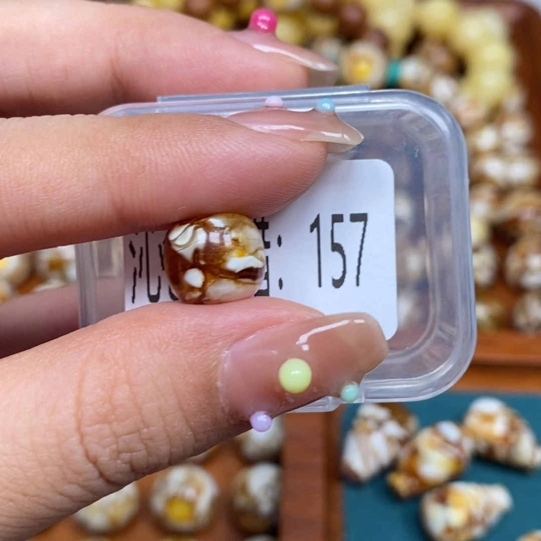把件猴头核桃沁色圆珠老型157