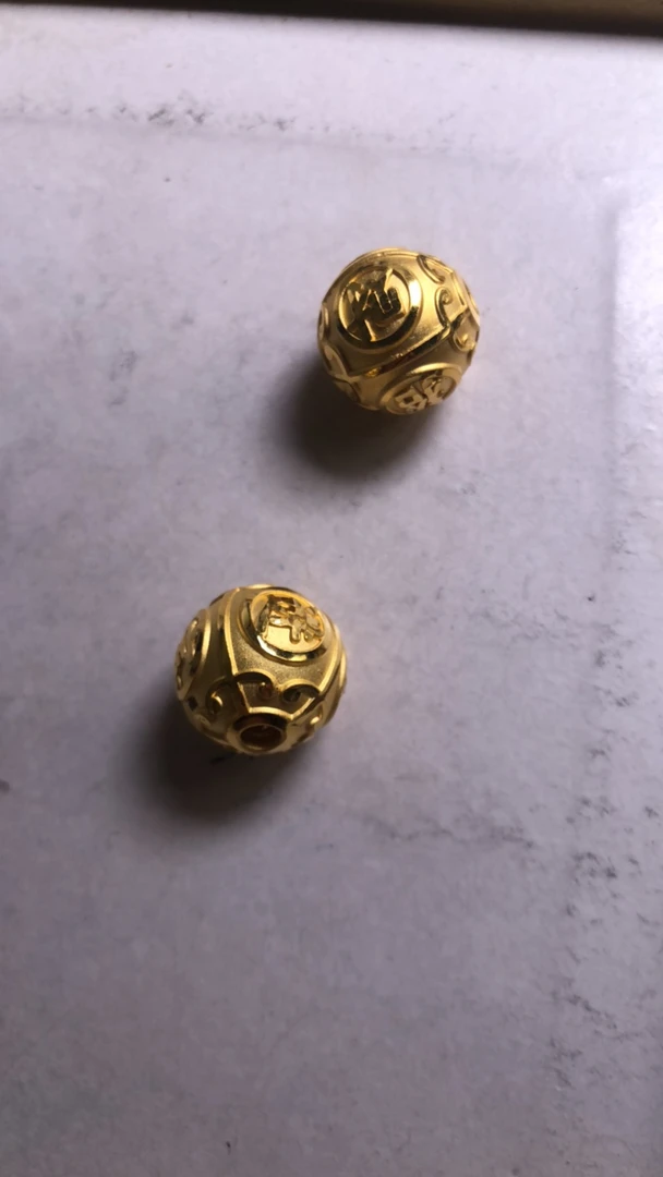 金元宝足金金珠首饰首饰