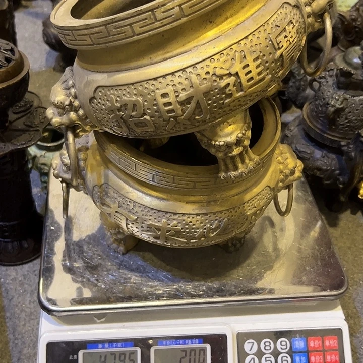 d***n黄铜摆件，文房工艺品摆件