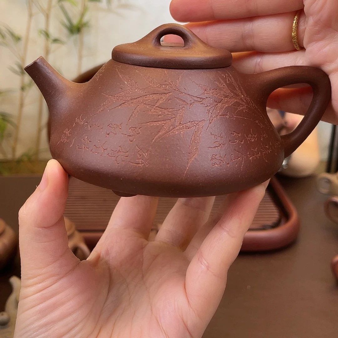 茶壶紫砂荆溪底石瓢230cc