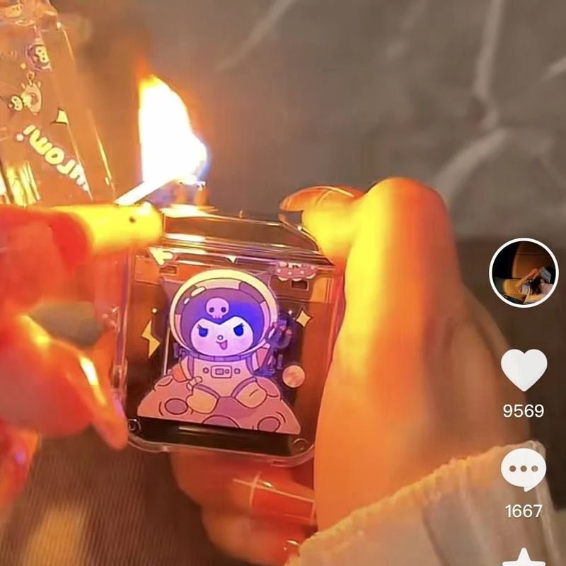 透明壳防水电子脉冲火机户外防风打火机防水双电弧点烟器