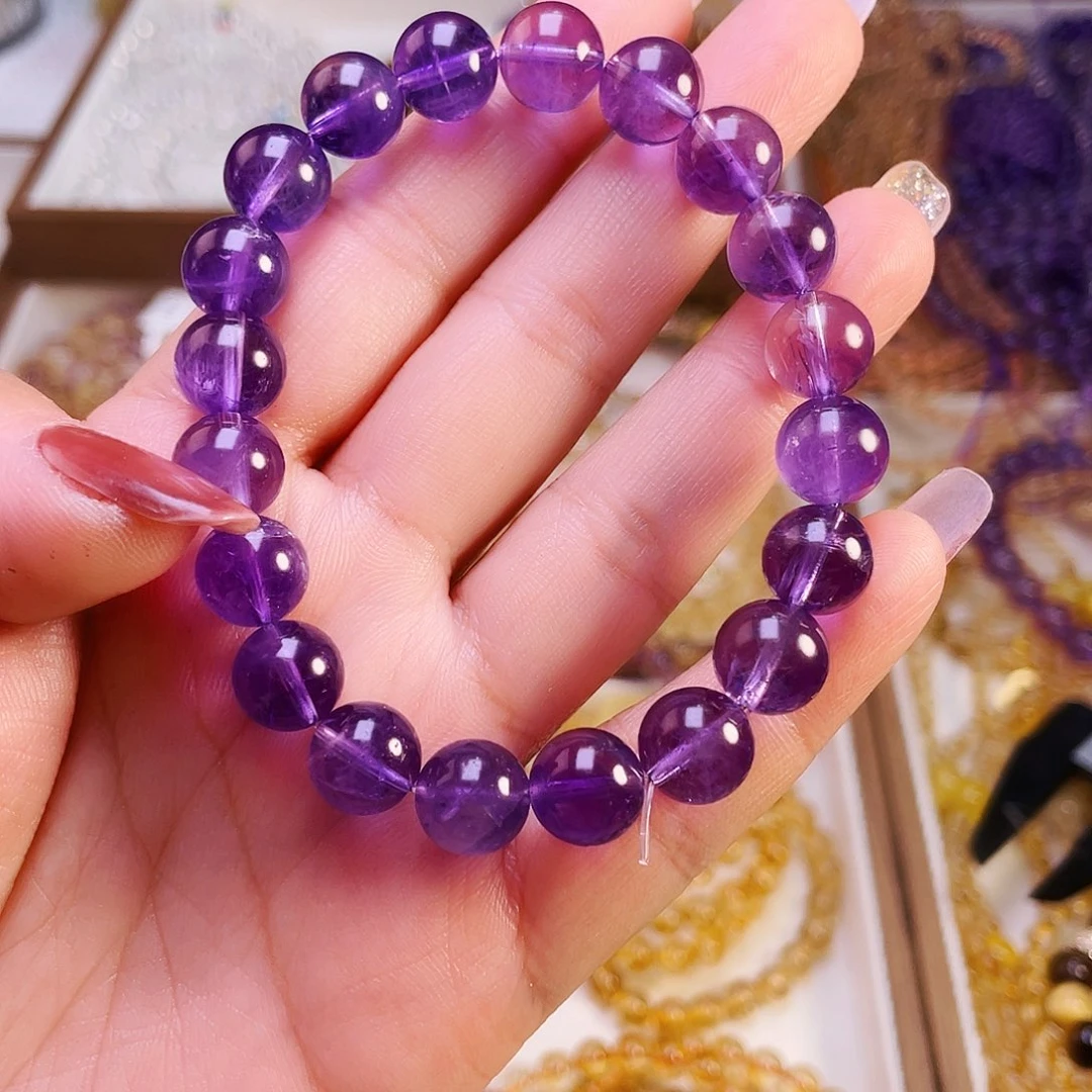 手链未镶嵌水晶紫水晶10