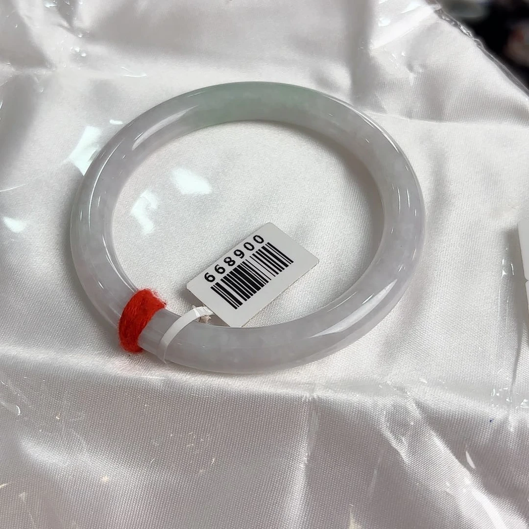 翡翠手镯未镶嵌天然缅甸A货手镯6899