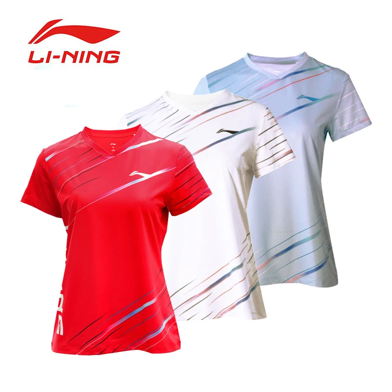 LI-NING/李宁羽毛球服比赛上衣男女款速干舒适AAYV027