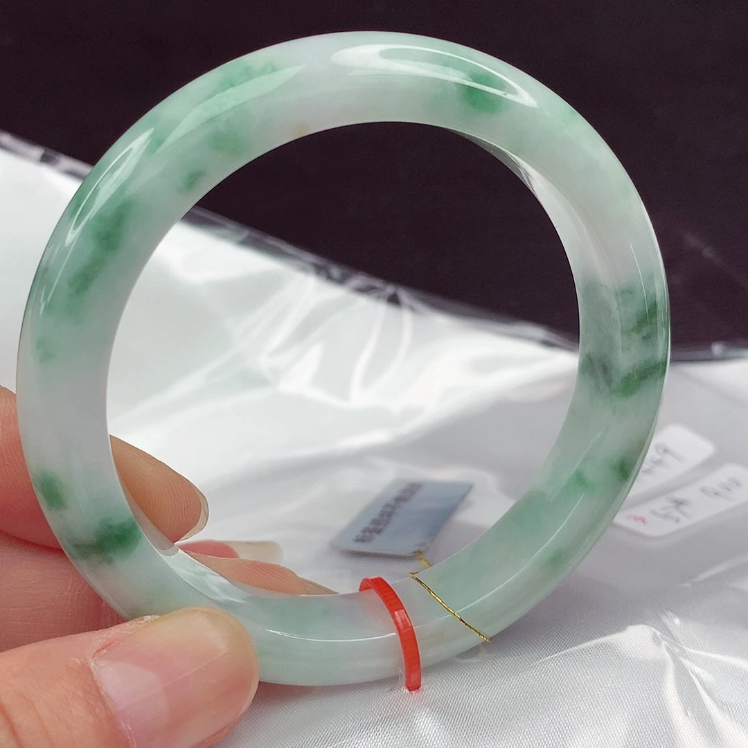翡翠手镯未镶嵌5758圈449