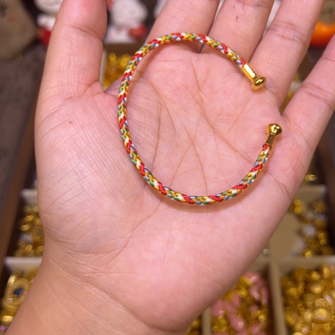 合金彩色钢丝手绳