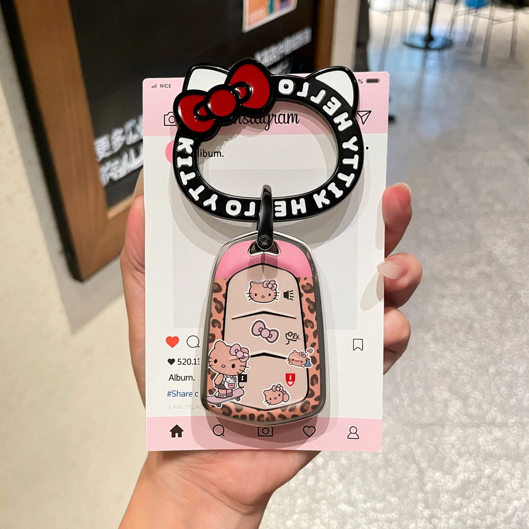 适用于凯迪拉克ct5钥匙套xt5汽车xt4壳ct6扣xts高档atsl女gt4锐歌