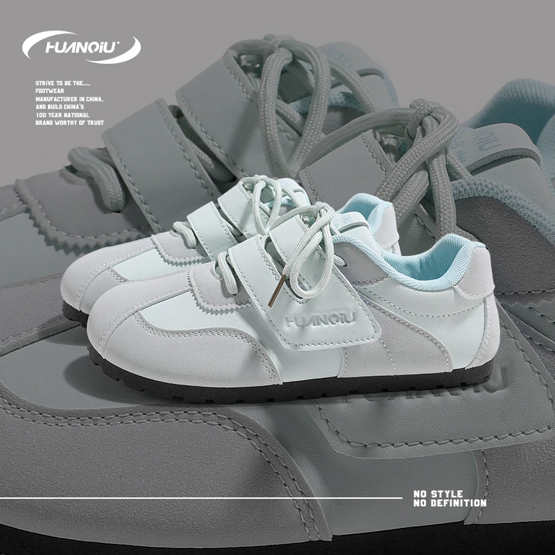 HUANQIU/环球软底舒适轻便百搭板鞋女鞋2025夏季新款运动休闲鞋女