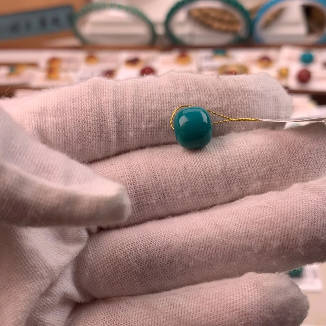 绿松石未镶嵌配饰凡9.6*8.6