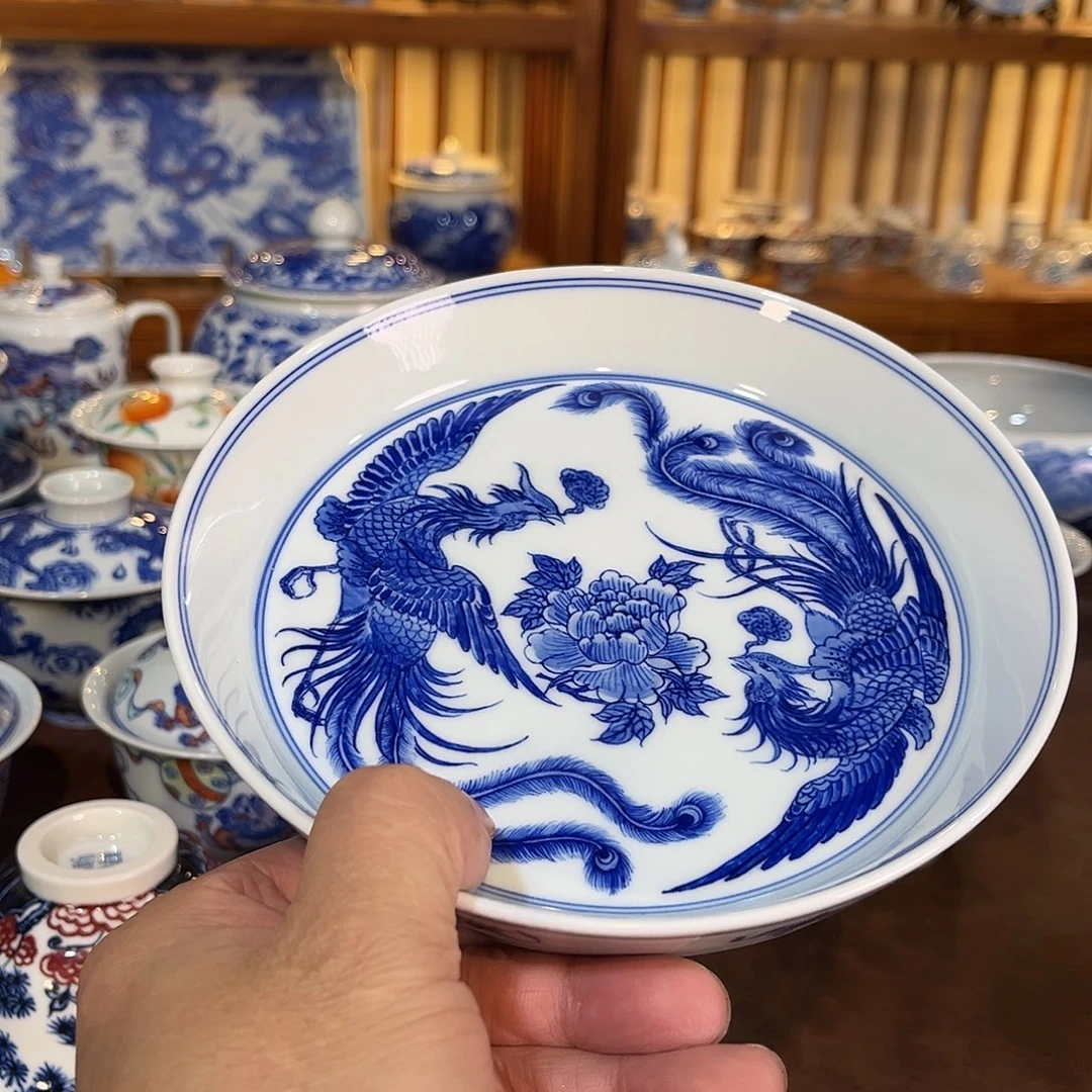 錡镇堂手工手绘壶承