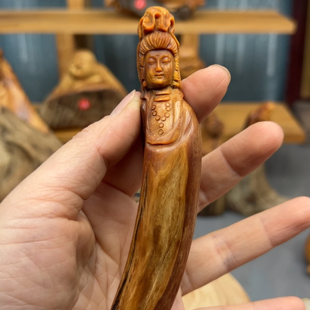 柏木崖柏木摆件手把件36