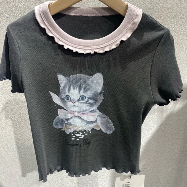 5012/5002儿童卷边T恤+工装裤两件套