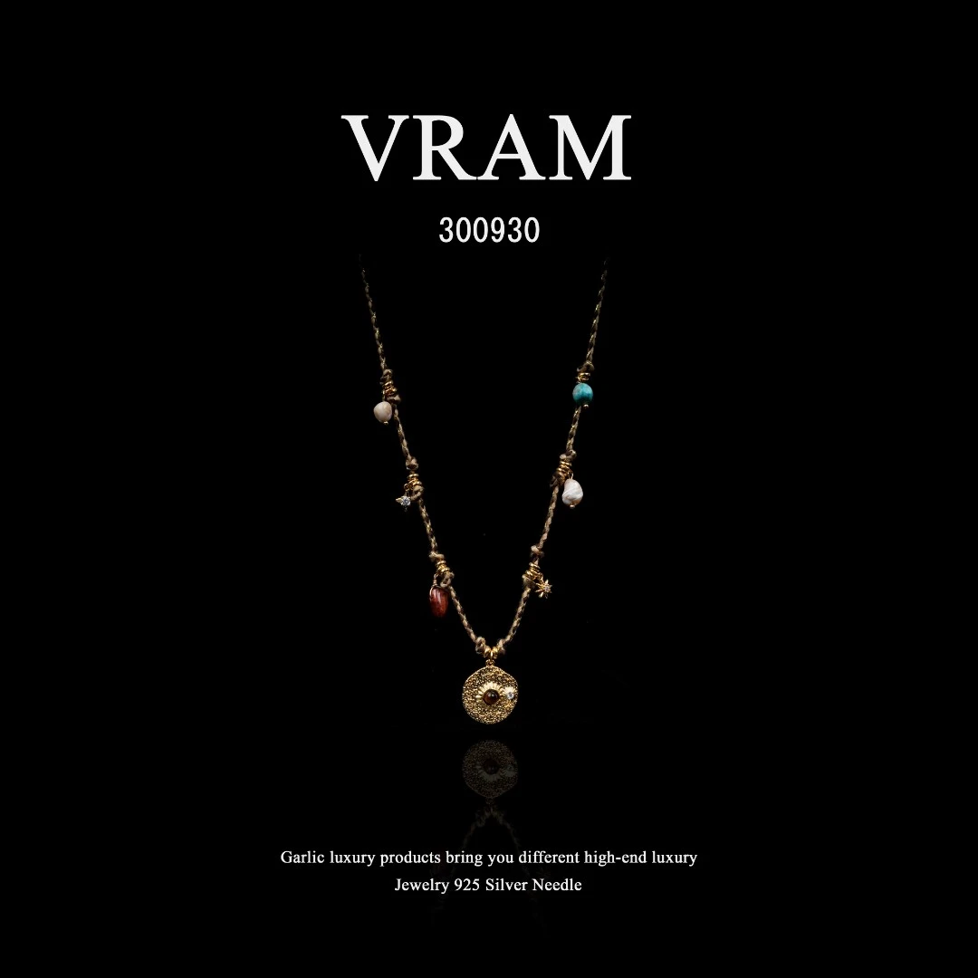 镀K金 VRAM项链~300930（45+5cm）