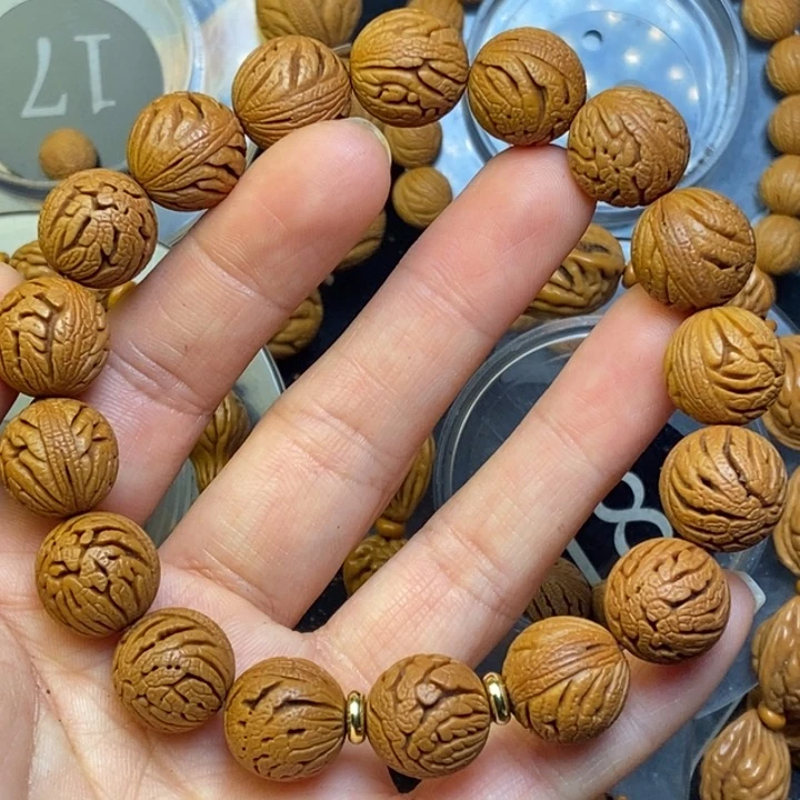 吊坠桃核秦岭龙纹桃核14尺寸