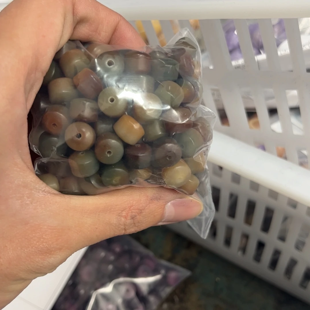 【闪购商品】白玉菩提吊坠a10/108颗敦煌金轮