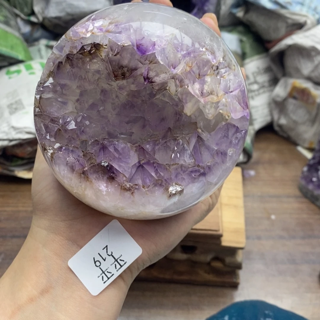 紫晶珠宝半成品未镶嵌