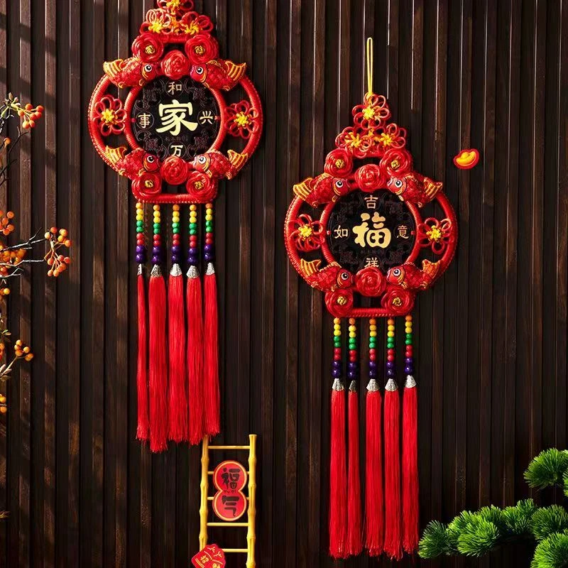 新春桃木挂件灯笼款