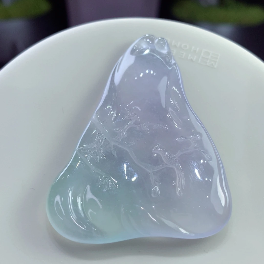 翡翠未镶嵌颈饰天然缅甸A货翡翠