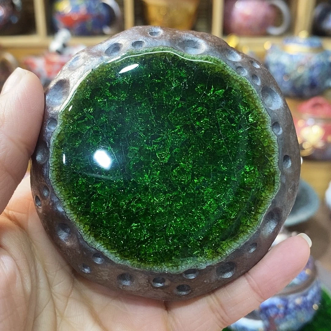 粗陶柴烧志野茶器