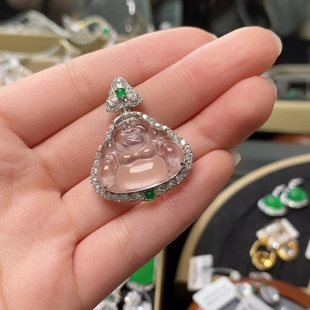 石英质玉颈饰银S925镶嵌琳@@A0000054