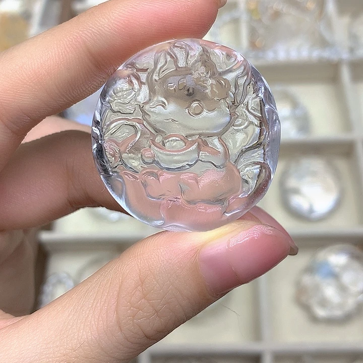 未镶嵌水晶吊坠(不含链)