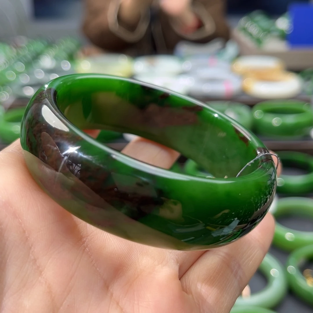 和田玉（碧玉）手镯未镶嵌