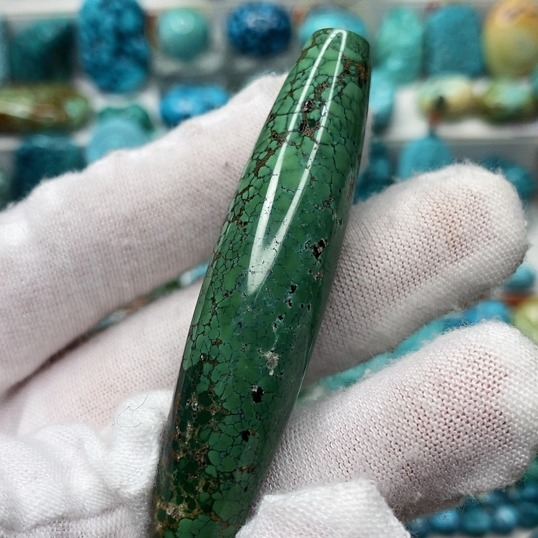 绿松石未镶嵌天然原矿 带武汉地大证书