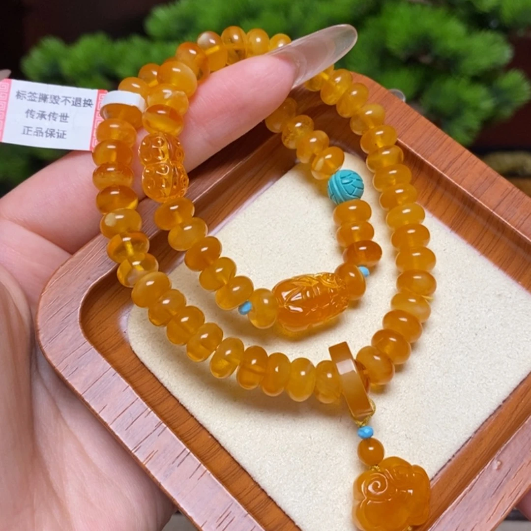 【闪购商品】手链蜜蜡未镶嵌手串