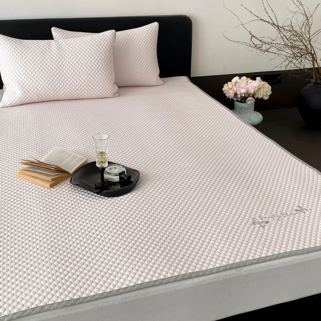 初禾定制版！ 夏季新款清凉夏日好梦豆豆凉席-刺绣款