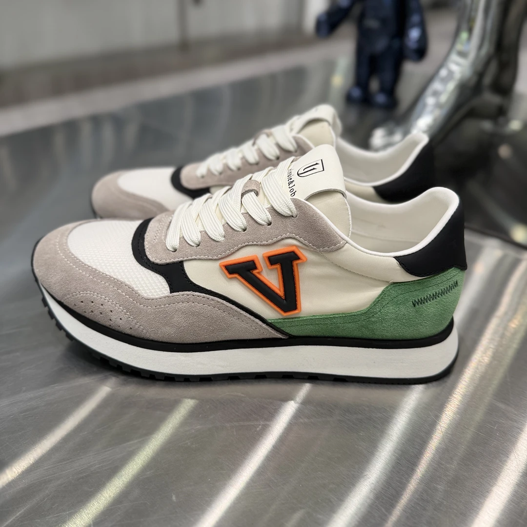 【华尔街名品】2025新款拼色百搭时尚透气舒适潮流厚底休闲运动鞋