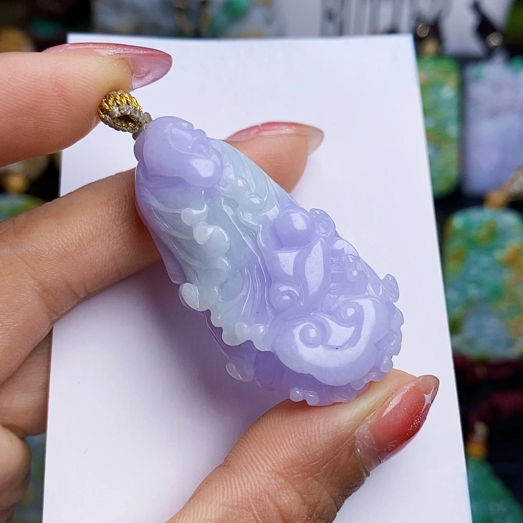 定制翡翠未镶嵌翡翠A货一物一证放漏价