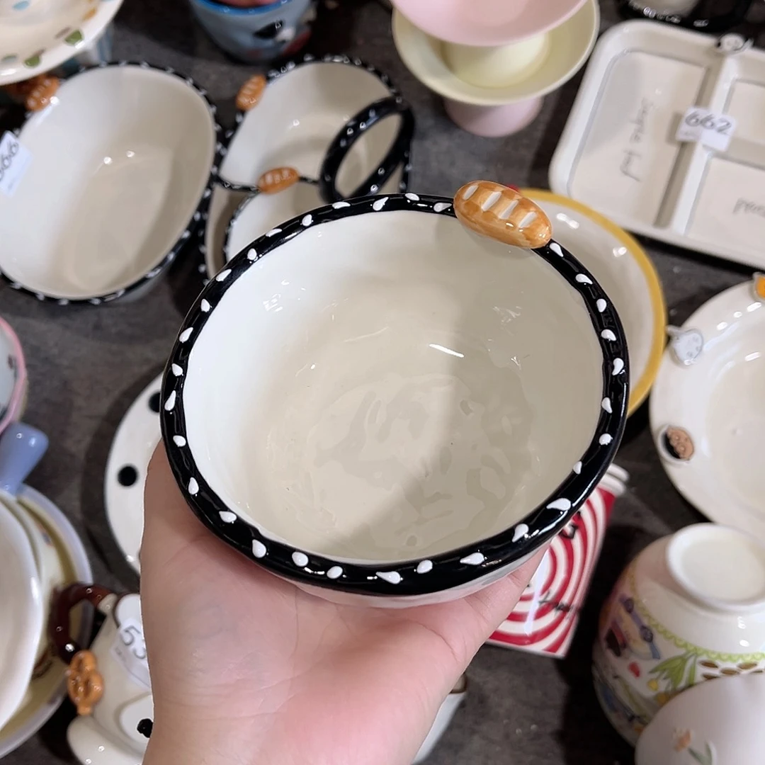 陶瓷面包5寸米饭碗陶瓷餐具系列