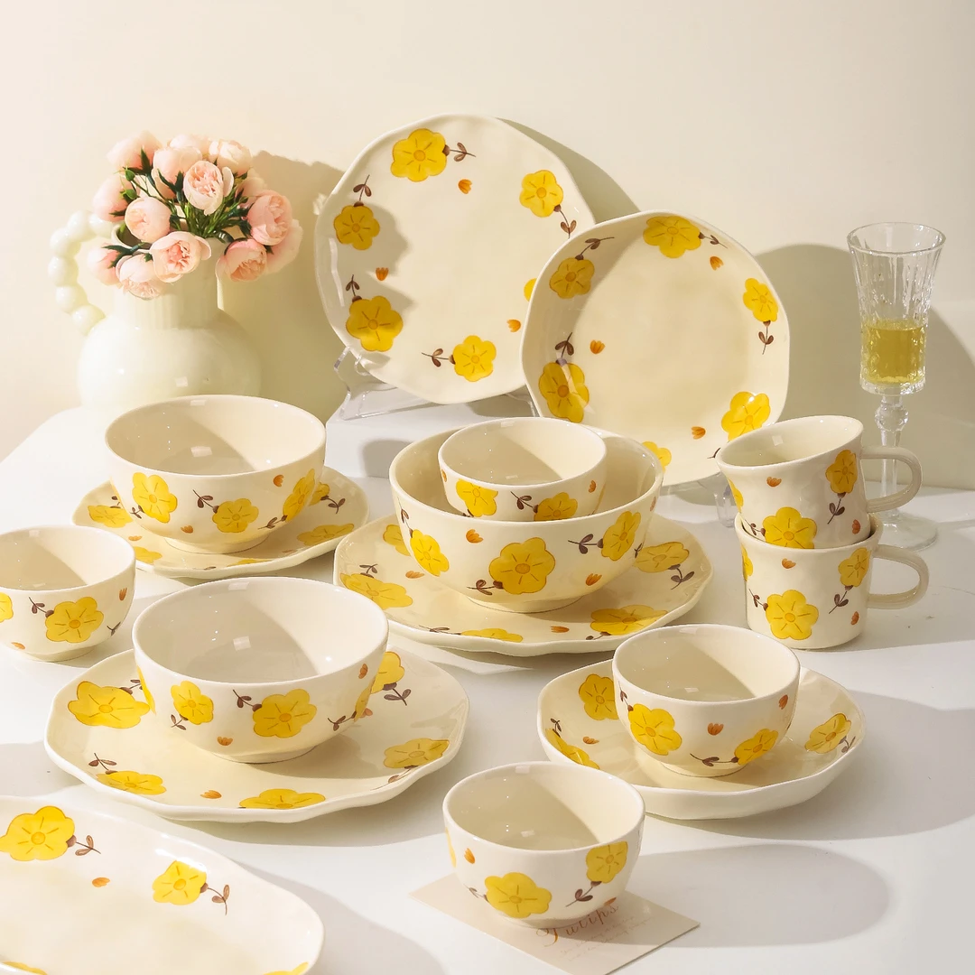 川岛屋餐具陶瓷饭碗家用2025新款高颜值汤碗面碗盘子碗碟碗筷